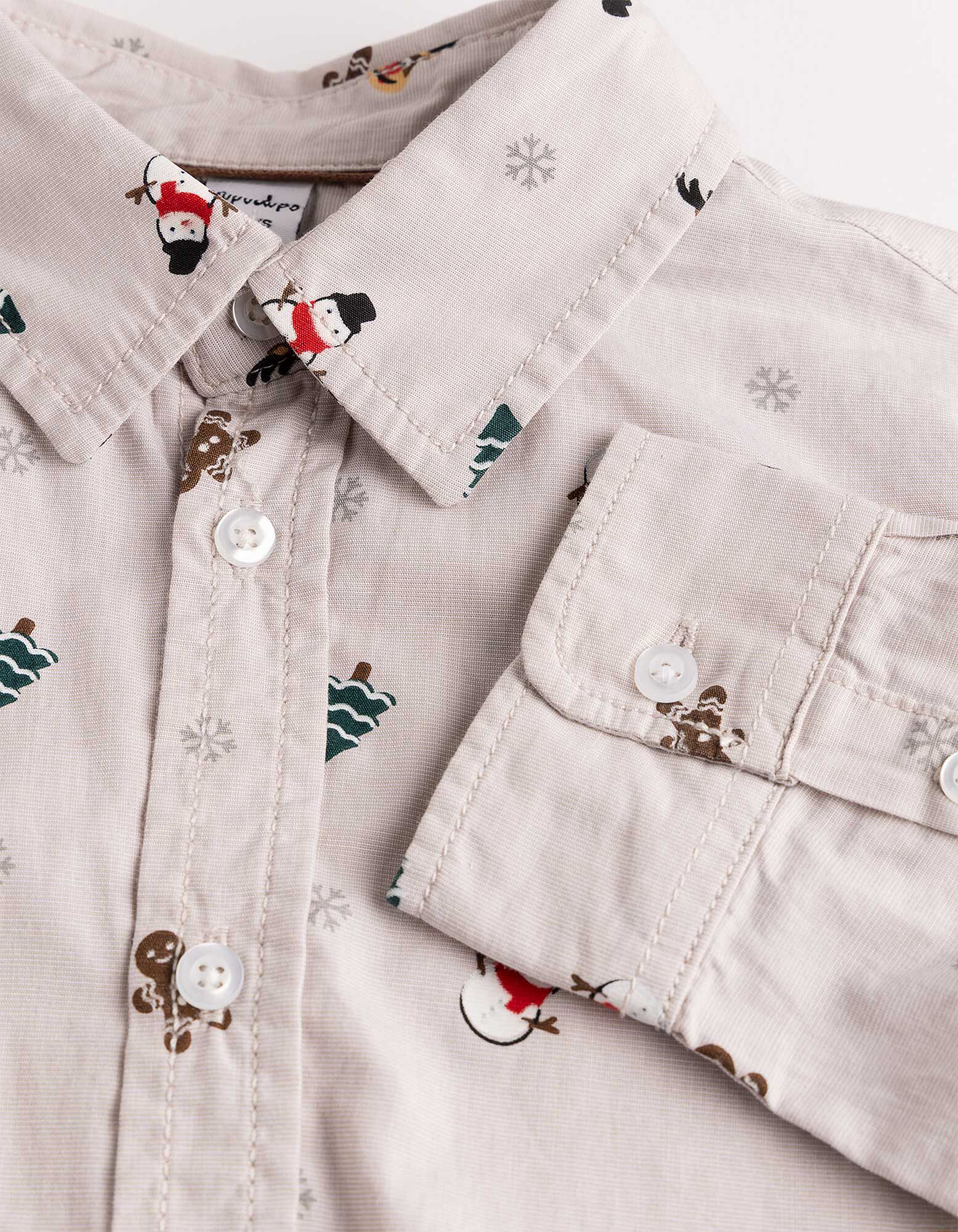 Hemd - Christmas - Beige