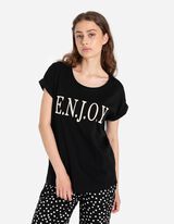 Tričko - Výšivky - cerná