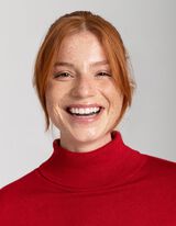 Auk&scaron;tas kaklas - tamsiai raudonas