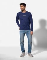 Shirt - einfarbig - dunkelblau