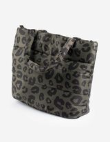 Tasche - Leopardenmuster - dunkelgrün