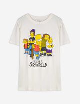 Tričko - The Simpsons - biely