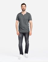 T-shirt - Dubbellaagse look - donkergroen