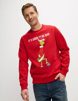 Sweatshirt - Grinch - Rot