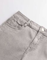 Caprihose - Skinny Fit - grau