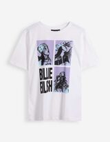 T-Shirt - Print - Wei&szlig;