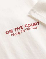 T-Shirt - R&uuml;ckenprint - wei&szlig;