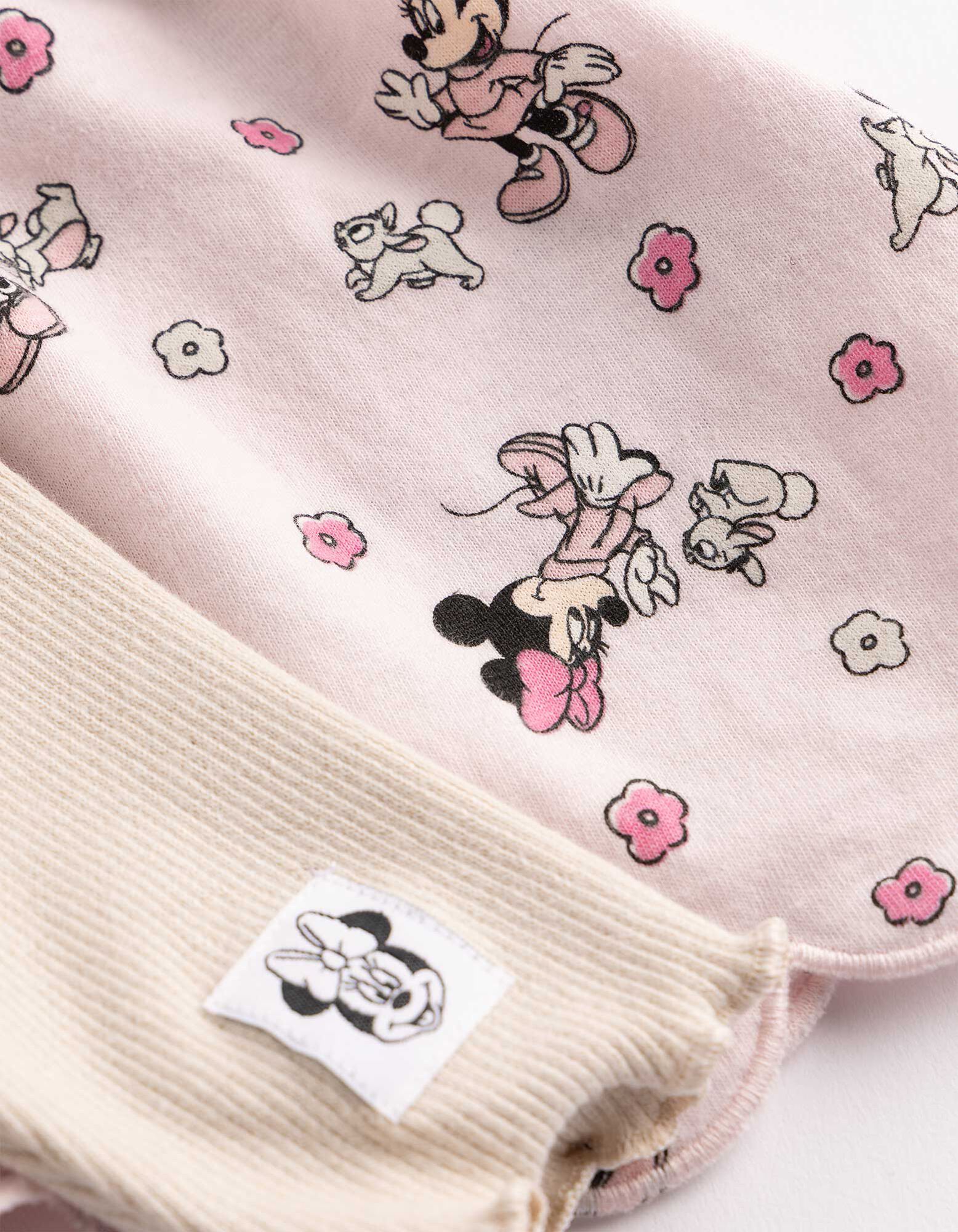 Set aus Kleid und Leggings - Minnie Mouse - rosa