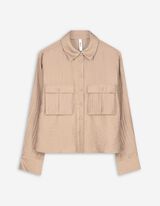 Bluse - Viskose-Mix - beige