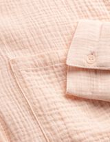 Bluse - einfarbig - rosa