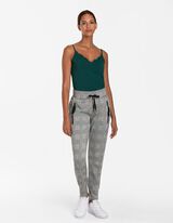 Top - Garnitură din dantelă - Verde inchis