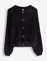 Cardigan - Knopfleiste - Schwarz