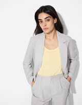 marynarka - paski - bialy