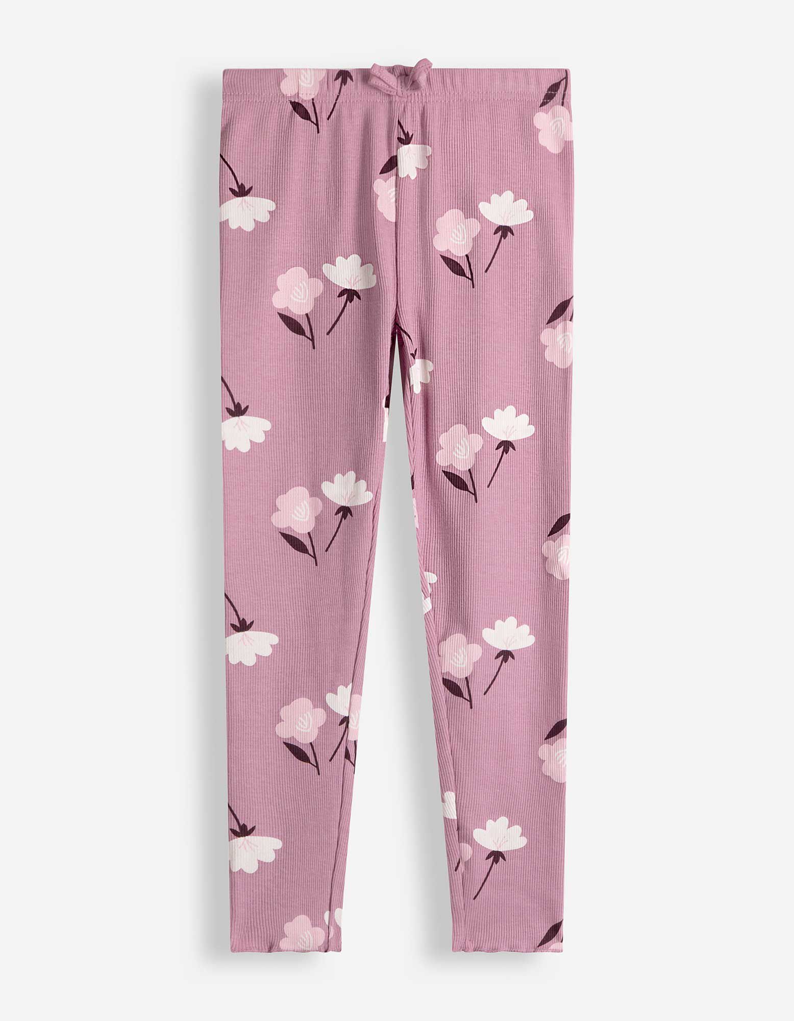 Leggings - Gerippt - Lila