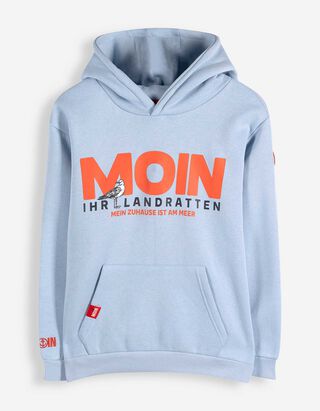 Hoodie - Kapuze - hellblau