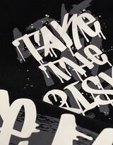 Donji deo trenerke - Print - crno