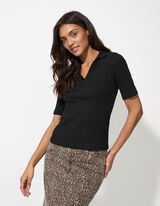 koszulka polo - Mieszanka bawełny - czarny