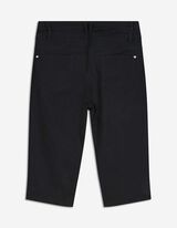 Pantaloni capri - Denim colorato - nero