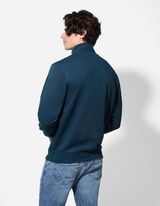 Sweatshirt - Troyer - türkis