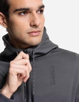 Felpa aperta - Imbottitura - grigio scuro