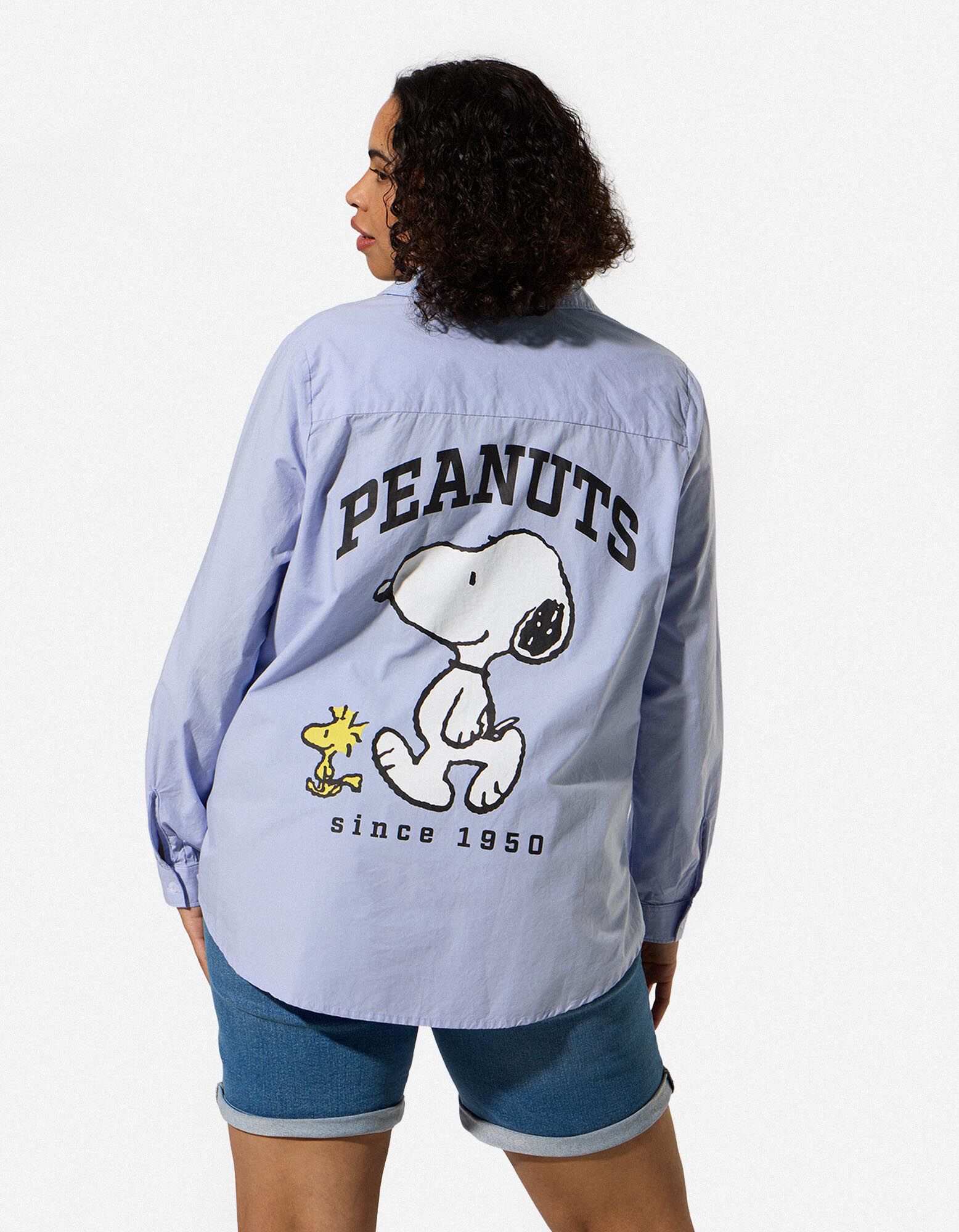 Bl&uacute;zka - Snoopy - Svetlo modr&aacute;