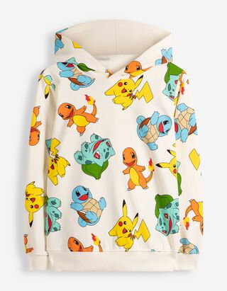 Hoodie - Pok&eacute;mon - Wei&szlig;