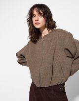 kurtka - krótki - brazowy