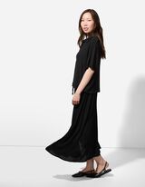 Gonna midi - Spacco laterale - nero