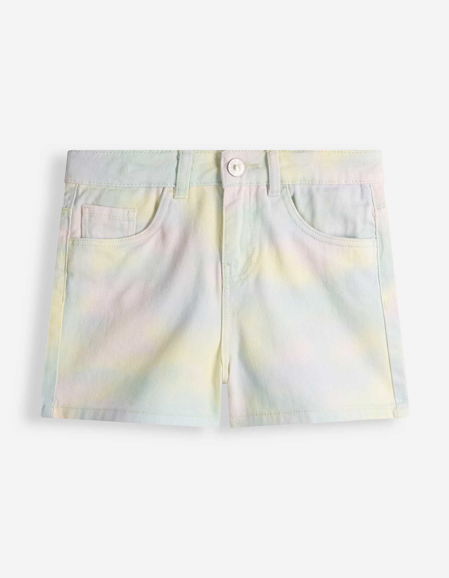 Shorts - Batikmuster - Hellgelb