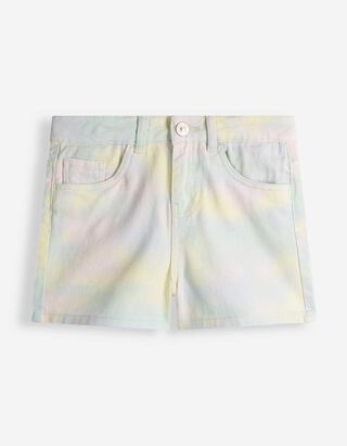 Shorts - Batikmuster - Hellgelb