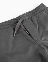 Pantaloni cargo - Twill - Gri inchis