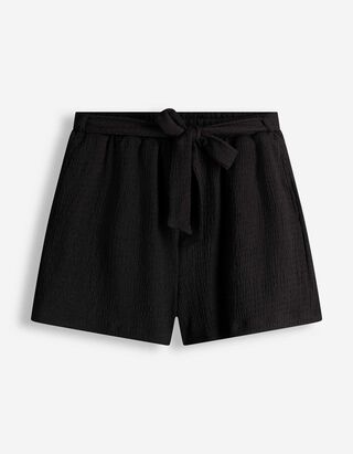 Shorts - Loose Fit - Schwarz