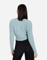 Kardig&aacute;n - r&ouml;vid&iacute;tett - z&ouml;ld