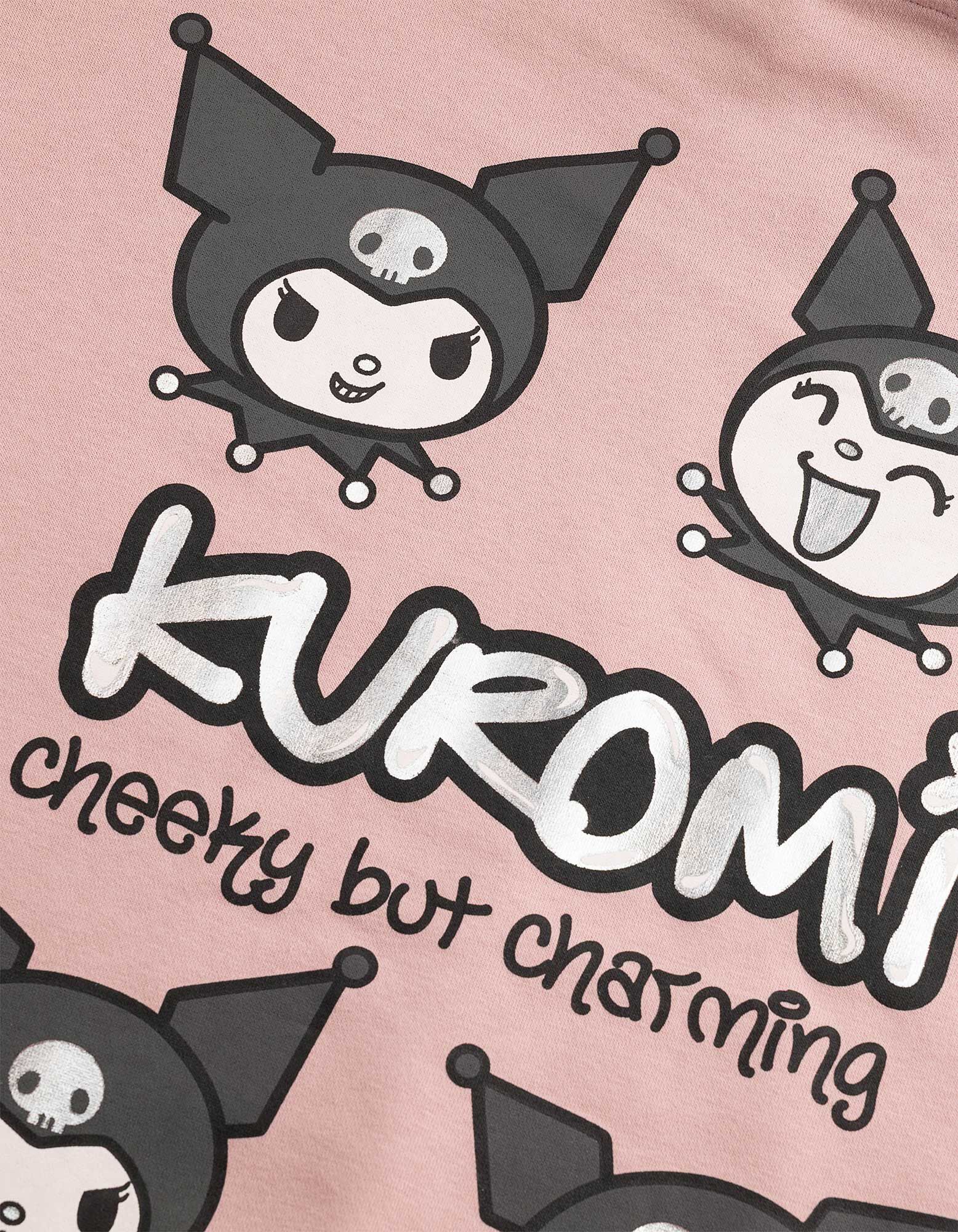 Hoodie - Kuromi - Rosa