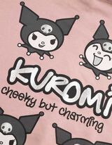 Hoodie - Kuromi - Rosa