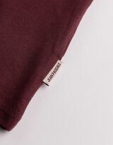 T-shirt - Effen - donkerrood