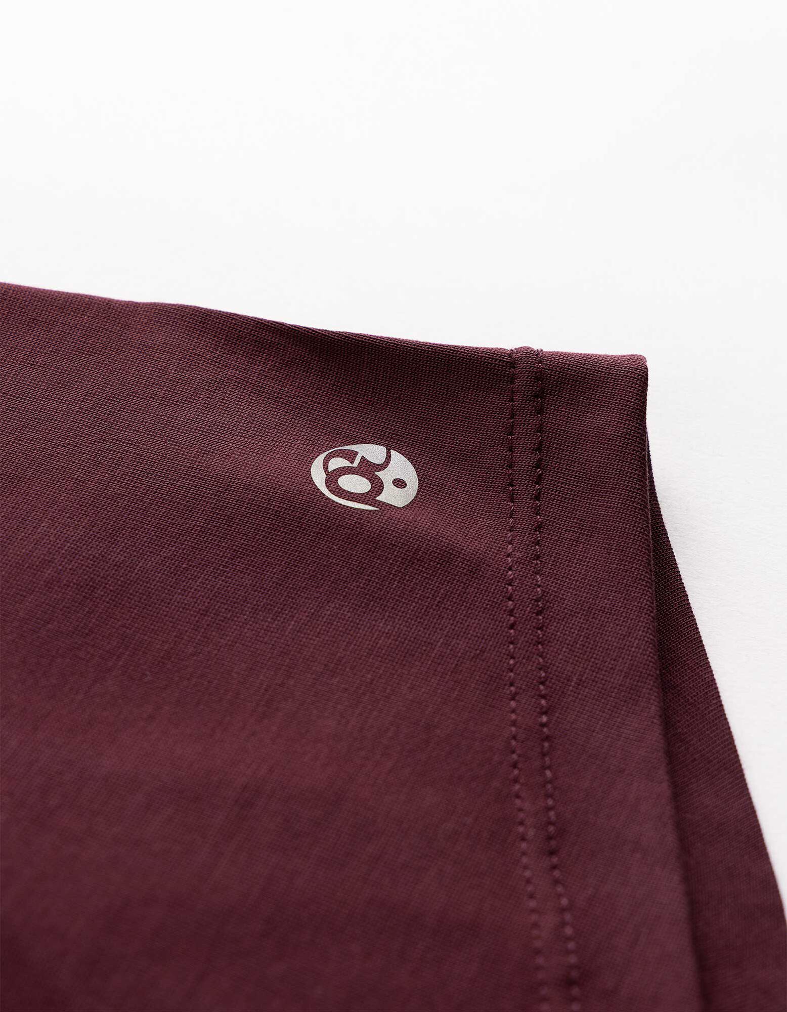 Langarmshirt - Atmungsaktiv - Lila