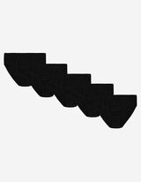 Slip - Confezione da 5 pezzi - nero