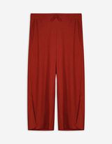 Pantaloni - Lungime normală - Rosu inchis