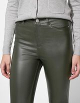 Pantaloni - Skinny Fit - Verde inchis