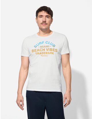 T-Shirt - Print - weiß T-Shirt - Print - weiß