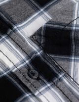 Chemise - Motif à carreaux - Noir