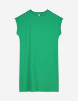 T-Shirt-Kleid - Knielang - grün