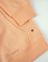 Pulover s kapuco - Kengurujski žep - oranzna