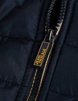 Propínací mikina - Směs materiálů - tmave modra