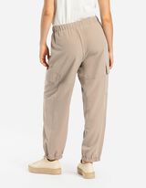 Kelnės su ki&scaron;enėmis - smelio spalvos