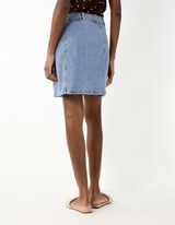 Jeansrock - light blue denim - Hellblau