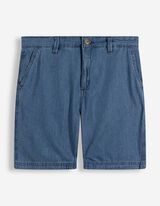 Short - Boutonnage - Bleu