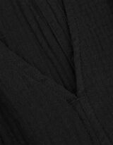 Abito blusato - Mussola - nero