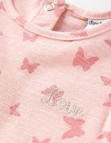 Ruha - Csipkeszeg&eacute;ly - rozsaszin